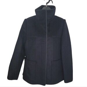 ARITZIA WILFRED FREE Black Vittoria Italian Wool and Cashmere Coat size M